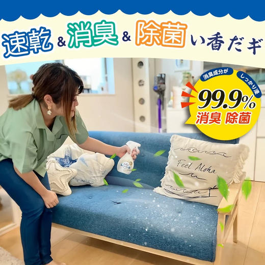 【根源去味非掩盖】日本宝洁Febreze风倍清除味除菌喷雾剂370ml织物床衣物宠物除菌除味 去烟味火锅免洗 商品图1