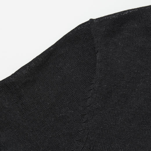 ROMI STUDIO"法式优雅"桑蚕丝亚麻混纺高领中袖毛衫RWCRSZ3524 商品图3