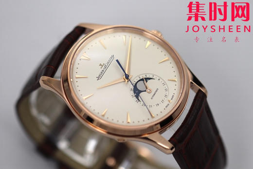 积家ZF月相大师V2版 玫金壳 男士腕表 超薄一体机 商品图5