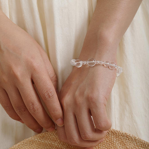 (72小时发货）COSTAR晨露项链耳环S925银白水晶珍珠清新灵动情人节女生生日礼物 商品图7