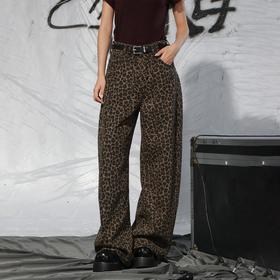 荒诞豹纹弯刀裤纪念日百货门店同款164444265