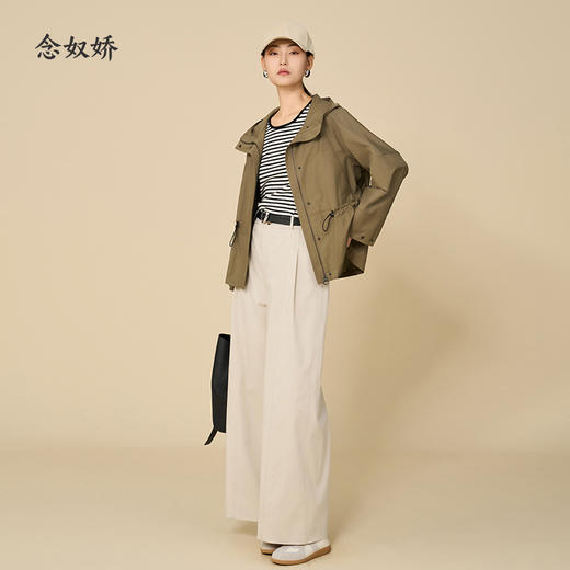 【商场同款】CNT5863 "老钱风阔腿裤" 中高腰阔腿版型，穿出超模大长腿 商品图4