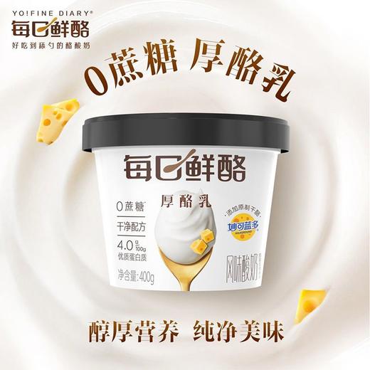 蒙牛400g零蔗糖每日鲜酪风味酸奶 商品图0