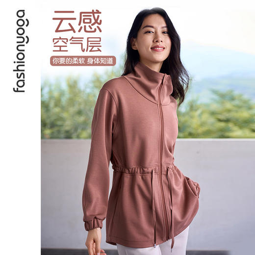 F14863休闲空气层中长外套 商品图14