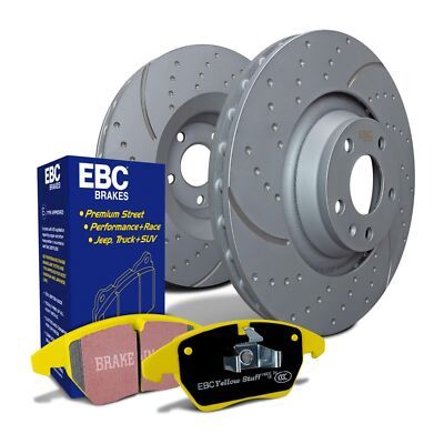 EBC Rear GD Sport Brake Discs and Yellowstuff Pads Kit For Ford Fiesta MK6  ST150 | eBay UK