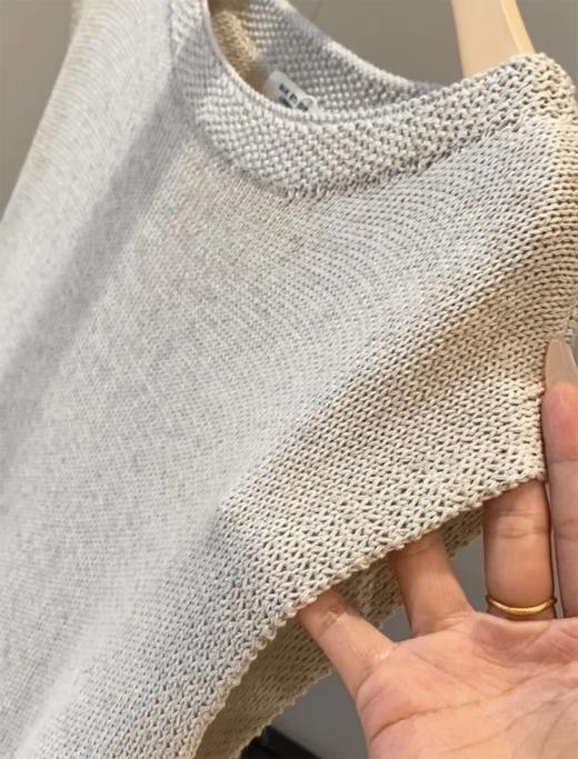 原单大白菜！好看的亚麻天丝针织背心~量极少！ 商品图4