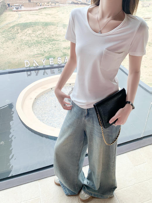 <曾小咸推荐>现货秒杀！最后一波 ！！休闲宽松短袖T恤 日常99.99 立减50 秒杀49.99！ 商品图5