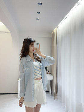 韩系小清新~淡人蓝