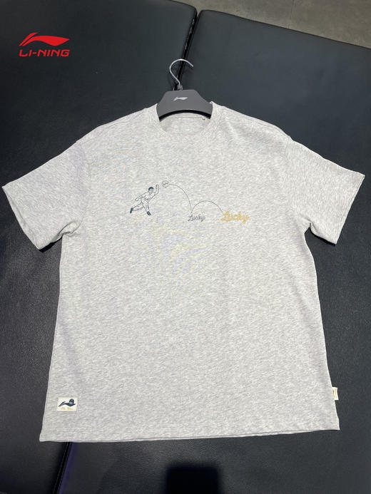 李宁2025秋季新品男子短袖文化衫AHSVB73 商品图3