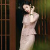 西子/禧悦蕾丝刺绣假两件V领百搭时尚连衣裙/CQTJ022 商品缩略图5