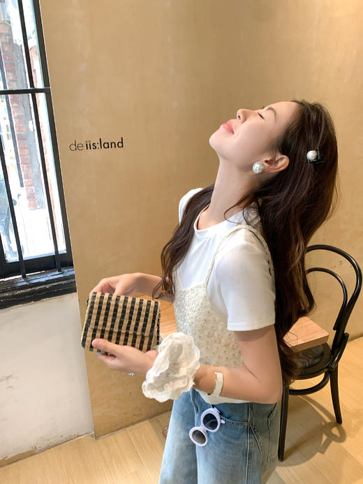 【99元任选2件】最后一波 ！！刺绣小花吊带背心 商品图6