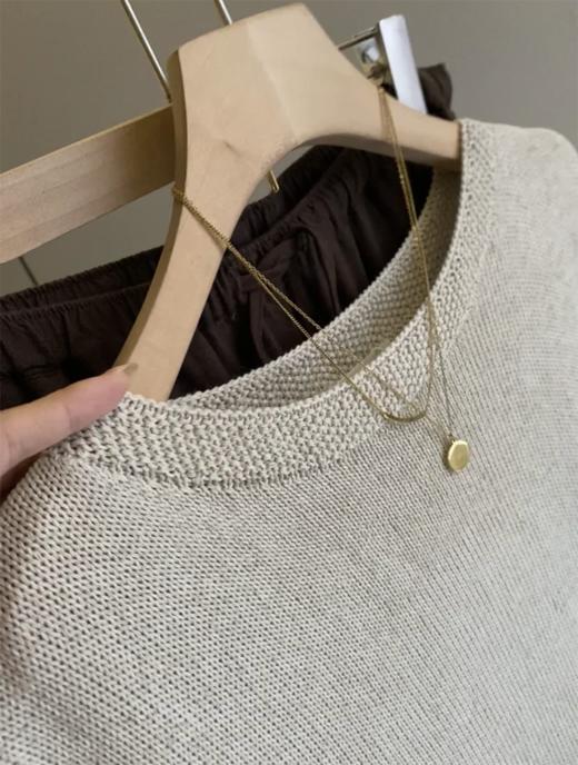 原单大白菜！好看的亚麻天丝针织背心~量极少！ 商品图3