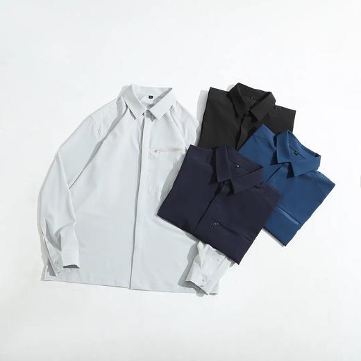 袅家平替城市机能速干透气秋商务休闲长袖衬衫 商品图3