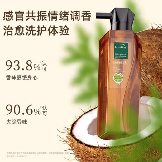 绿色溪谷无硅油椰油系列洗发液500ml每瓶 共2瓶装 加送280ml椰油发膜一支国产/进口版本随机发 商品图3