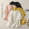 GYH 1887宽松版复古圆领短袖上衣T恤 商品缩略图0