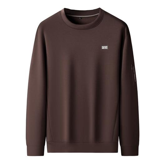 【DK】大依优型大码百搭圆领卫衣秋季新款男士加肥加大码圆领长袖T恤男卫衣弹力 商品图6