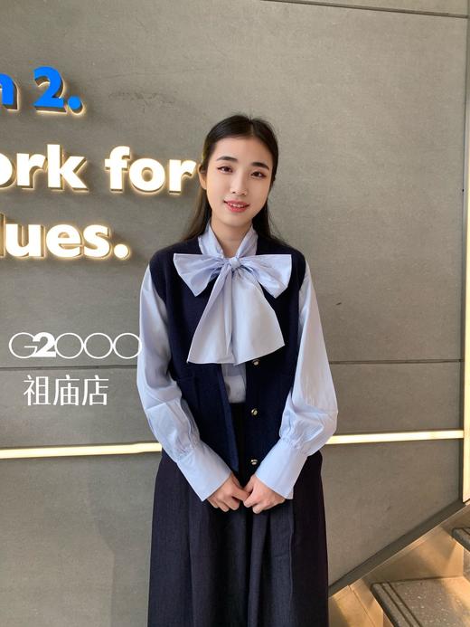 G2000女装25年新款羊毛背心56278341 商品图0