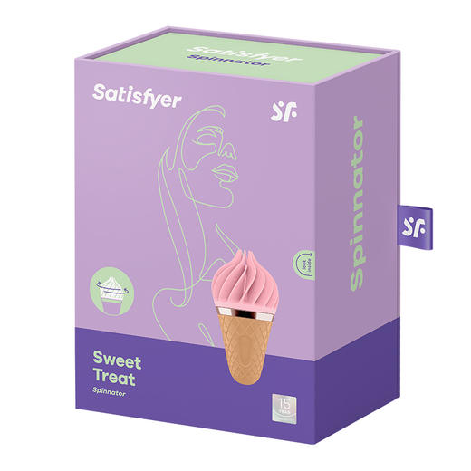 Satisfyer Sweet Treat 小甜甜冰淇淋 迷你冰淇淋旋转跳蛋成人用品女情趣自慰器 商品图7