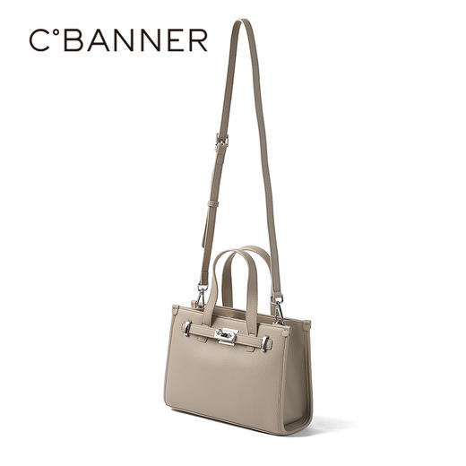 千百度冬季品质荔枝纹合成革女包A25595017 商品图2