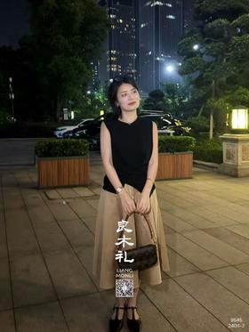 简约——腰带半裙