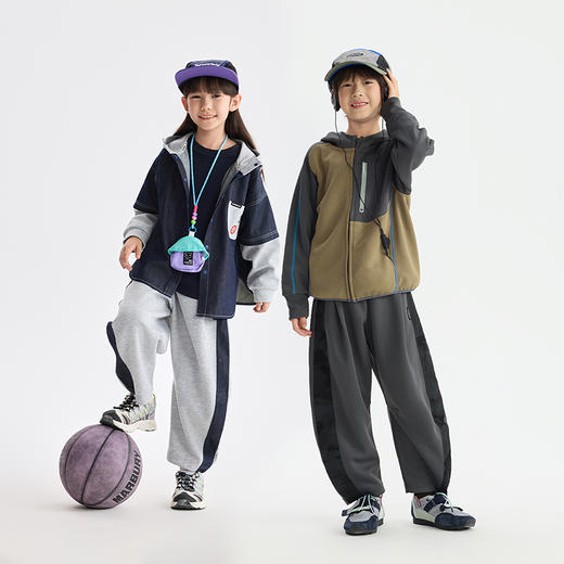 漫画家【弯刀神裤】校园户外居家撞色耐磨空气层弯刀神裤 商品图1