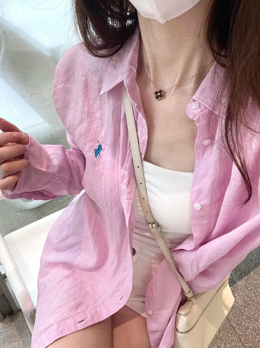 拉夫劳伦 小马标 亚麻衬衫 四色合集（MT） 商品图5