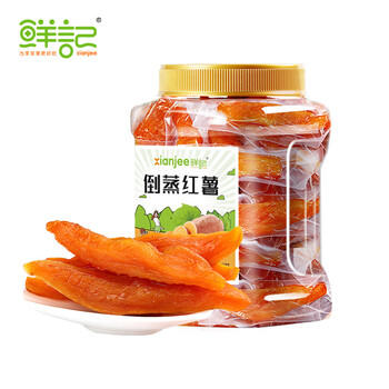 鲜记 倒蒸红薯500g 农家原味番薯条 休闲零食 黄金地瓜干 红薯干 /休闲食品 /蜜饯果干 /红薯条/干 商品图1