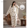 可人儿春秋季带bra泡泡绵女士长袖长裤睡衣可外出小众家居服套装 商品缩略图0