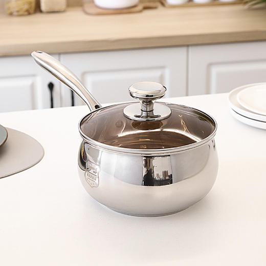 易铂埃德曼奶锅，搭配蒸格，蒸煮两用，上蒸下煮 商品图1