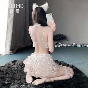 【情趣内衣】霏慕纯欲小娇妻透视居家套装家居服6283 商品图4