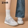 ZHR银色德训鞋女2025秋季新款百搭厚底休闲运动鞋透气阿甘鞋 商品缩略图9