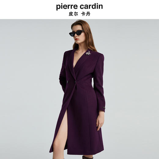 皮尔卡丹女装毛呢大衣P4452C4989Z0 商品图4