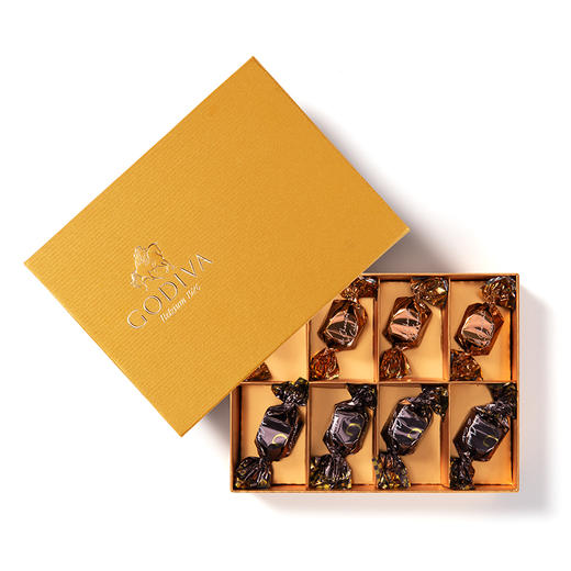 歌帝梵 金喜立方巧克力礼盒8颗装 60g 商品图0