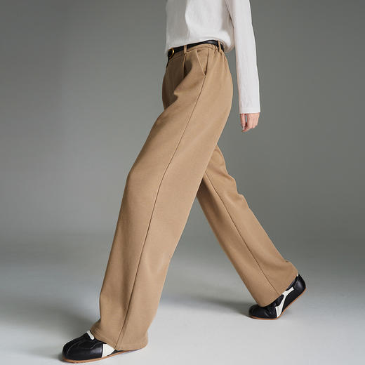 OLrain欧芮儿2025新款女秋季休闲宽松直筒西裤显瘦显高气质长裤子 商品图3