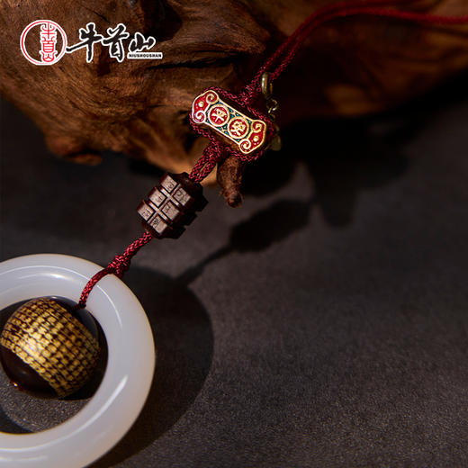 牛首山紫檀心经挂件手机包包车载挂饰送闺蜜朋友国风节日文创礼物 商品图3