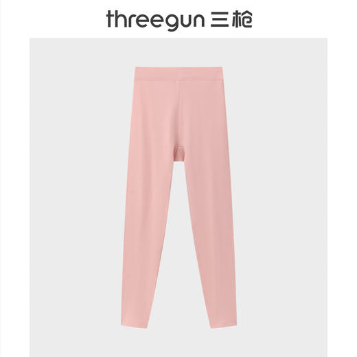 Threegun三枪 舒柔轻薄弹力棉女士打底裤-T60052B01 商品图1