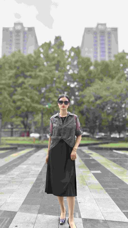 545762秋款上新 时尚气质两件套款连衣裙 商品图3