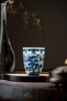 会员专享  青花山水明珠闻香杯 仅供【景瀚店/御窑厂店】自提