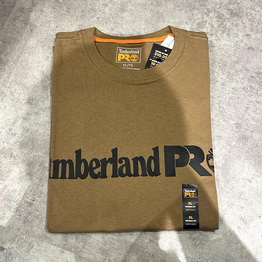 Timberland/添柏岚 PRO 男士夏季棉混纺印花透气休闲圆领短袖T恤 商品图2