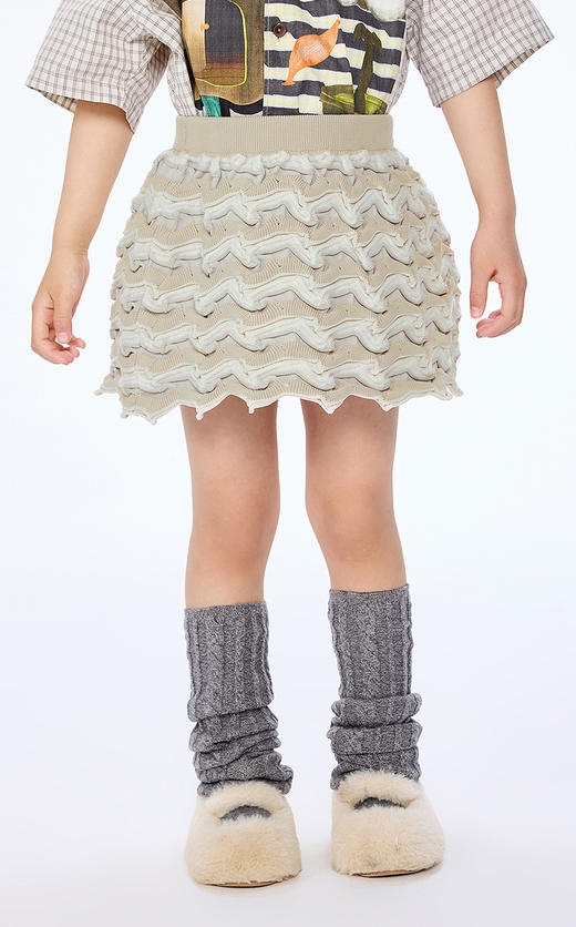 jnby  25年秋款  短款腰裙  1P8D11220 商品图3