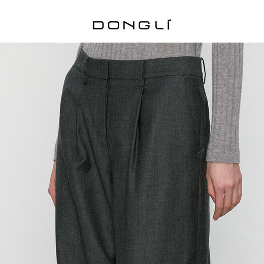 东黎 • 我不被驯化 精英西装裤 女士秋季小个子版休闲直筒西裤 5126 商品图4