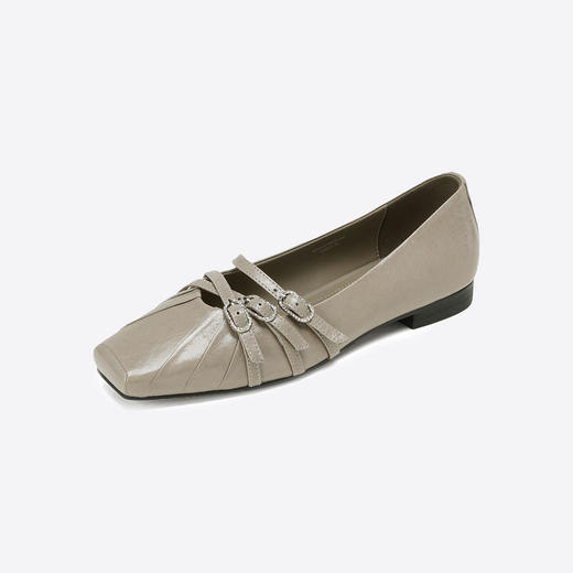 Westory2025年秋季平跟方头芭蕾风单鞋休闲浅口单鞋S25CE76721 商品图7