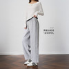 OLrain欧芮儿橡筋松紧腰阔腿直筒裤2025秋季新款法式休闲直筒裤 商品缩略图0