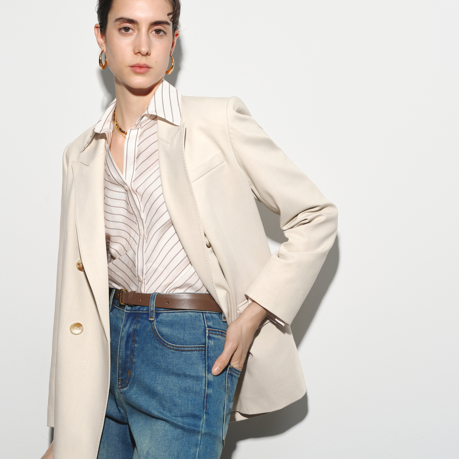 【商场同款】伊芙丽春秋有里西装1G2110151