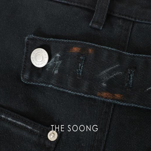 THESOONG|‘匠心手绘工装牛’高密度精织无弹中腰牛仔裤HWKZ7685 商品图1