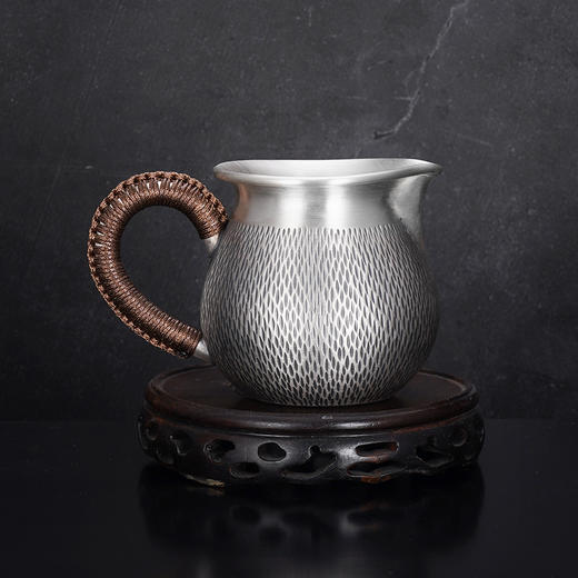 子佩集S999银【年年有余】摆件小茶壶公道杯茶杯茶托茶漏【YH6500017-10】2508 商品图9