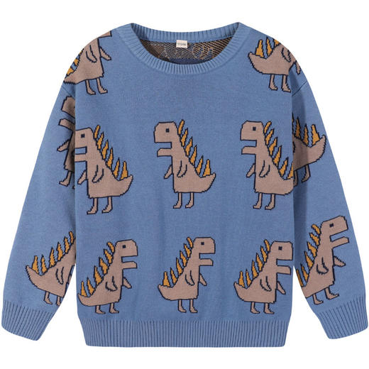 男童毛衣春秋款儿童装2024新款中大童男孩薄款针织衫打底衫潮 商品图4