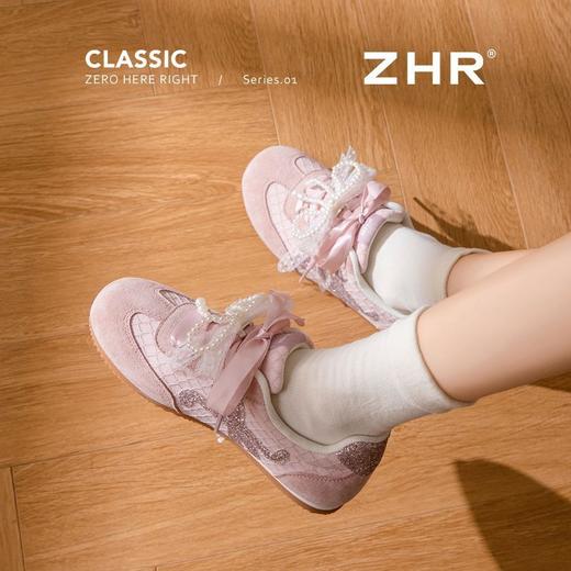 ZHR厚底增高德训鞋女春秋新款透气舒适休闲女鞋耐磨轻便阿甘鞋女 商品图9