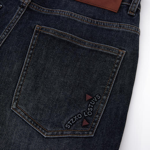 【新品上新】HX 秋季水洗牛仔长裤S201533074101 商品图12