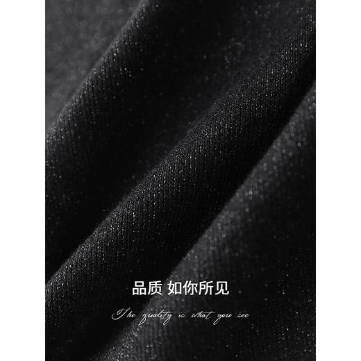 COCOBELLA高智感醋酸里A字半身裙25秋新款通勤针织长裙HS3147 商品图4